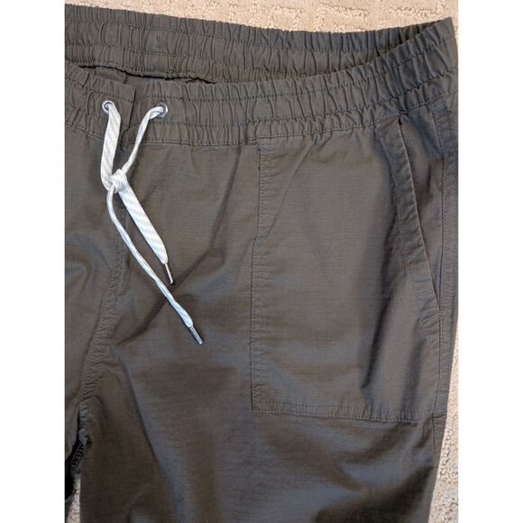 Vuori Ripstop Drawstring Pants Women XL XLarge Olive Green VW450 Organic Cotton - Picture 3 of 9